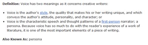 Writability: Defining Author Voice.
